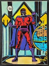 Magneto 1987 Marvel X-Men Comic Images MINI Sticker Card #36 (NM) picture