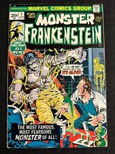 Marvel Comics Monster Of Frankenstein #1  1st App & Origin Of Frankenstein 1973 picture