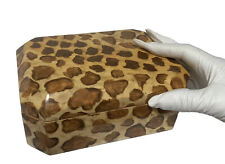 Vtg Maitland-Smith Leopard Or Giraffe Small  Lidded Box picture