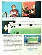 Royal vintage electric typewriter ad  1959 Canterburry Pica  advertisement  picture