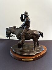 Keith Christie, Wintertime, 1992. Western Bronze Sculpture. Cowboy, Americana picture