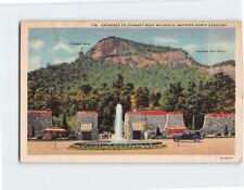 Postcard Entrance to Chimney Rock Mountain Western North Carolina USA picture