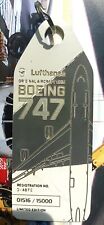 Aviationtag Lufthansa 747 Abte Tri Colour star alliance picture