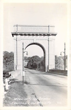 Memorial Bridge Between Swarthmore and Media, Pa., RPPC picture