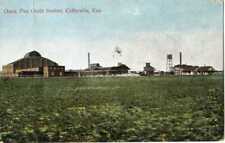 Kansas ~ COFFEYVILLE ~ Ozark Zinc Oxide Smelter Postcard 18214 picture