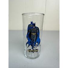 Vintage Batman Collectible Drinking Real Glass DC Comics 1999 picture
