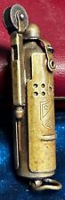 👀 Bowers Round Brass WWII Military Trench Lighter Kalamazoo, Michigan  👀 picture