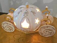 Lenox Disney Cinderella's Pumpkin Coach Carriage Figurine Lighted Electric Lamp picture