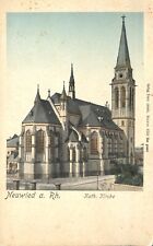 Neuwied Germany St Matthias Catholic Church Hold to Light 1904 UDB Postcard picture