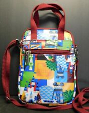 Walt Disney World Zipper Purse Bag Crossbody 2014 Tech with Strap Colorful 9