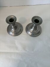 Vintage Pair  International Silver Co Candlesticks Candle Holders Silverplated picture