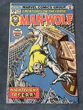 Creatures on the Loose #34 Man-Wolf 1975 Marvel Comic Book George Perez VG/FN picture
