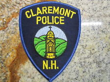 Blue frame CLAIRMONT NEW HAMPSHIRE'  NEW  POLICE PATCH collectable Gift  picture