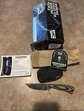 Montana Knife Company Whitetail Tan/black New picture
