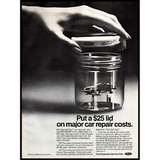 1986 Ford ESP Extended Service Plan Warranty Vintage Print Ad Car in a Jar Photo picture