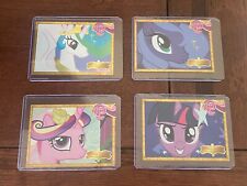 My Little Pony Trading Card Series 1 Gold Foil G1-4: Rare and NM Lot of 4 picture