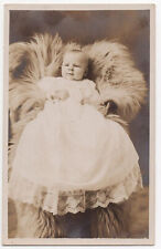 RPPC POSTCARD BABY IN CHRISTENING GOWN MORRISON YOUNG BUCHANAN 1909 53019 OS  picture