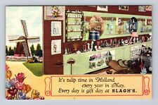 Holland MI-Michigan, Bert Slagh & Son, Antique, Vintage Souvenir Postcard picture
