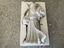 Retired Winter Silhouette Old World Santa White Porcelain Dept. 56 With Box picture