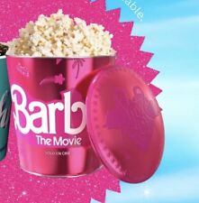 Barbie The Movie mattel TIN popcorn EXCLUSIVE bucket 2023 IMPORT HTF 3d Spanish picture