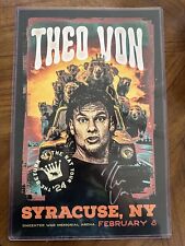 Theo Von Signed Poster (Return Of The Rat Tour 2024) Syracuse, NY *RARE AUTO* picture