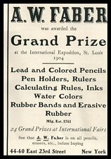 1905 A W Faber Grand Prize St Louis Exposition 1904 Pencils Paint Ink Print Ad picture