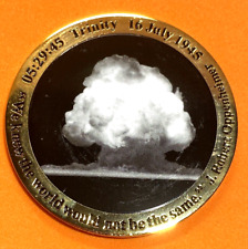 1945 The Nuclear Bomb Trinity Test Solid Bronze Commemorative Coin picture