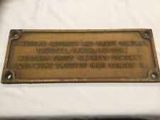 1965 AMERICAN SECURITY AND TRUST COMPANY WESTERN  FRUIT EXPRESS RAILROAD SIGN picture