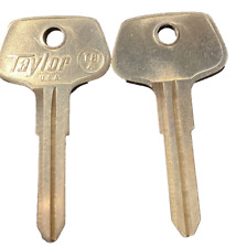 2 VINTAGE TOYOTA  TAYLOR # T81A  KEY BLANKS picture