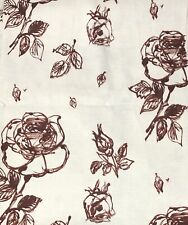 VTG True Vintage Floral Linen Fabric picture
