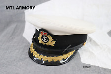 ROYAL CANADIAN NAVY SENIOR OFFICERS PEAKED CAP / HAT SIZE 7 1/8 picture
