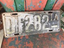 Vintage Early Iowa 1916-18 Dealer License Plate Man Cave Garage picture