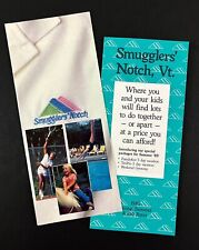 1985 Smuggler's Notch Resort Vermont Kids Day Camp Vintage Rates Travel Brochure picture