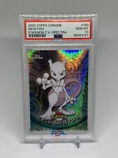 2000 Topps Chrome Series 2 Pokemon Mewtwo #150 Spectra PSA 10 (GEM MINT) picture