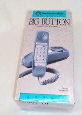 NEW OLD STOCK BELL SOUTH 445BL BLUE BIG BUTTON LIGHTED KEYPAD LANDLINE TELEPHONE picture