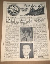 Vintage US Navy Newsletter Sept 1951 USS Salem Korean War picture