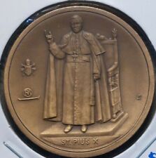 The Saints of Christendom Giuseppe Sarto Bishop & Pope 1904-14 Religious Medal picture