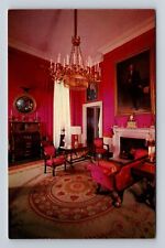 Washington DC, White House, Red Room Antique Vintage Souvenir Postcard picture