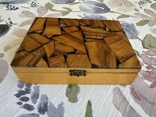 Vintage Israel Pressed Wooden Inlay Box picture