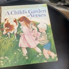 Vintage little golden book  A Childs Garden Of Verses Robert L Stevenson 1962 picture