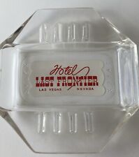Rare 1940s-50s Last Frontier Hotel Vegas Safex Glass Ashtray picture