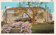 Palo Alto CA California President's House Stanford University 1920s Postcard K5 picture