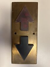 Vintage Elevator Direction Indicator Up And Down picture
