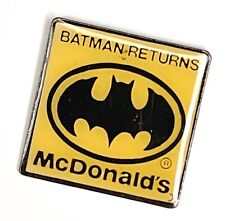 Vintage 1990s McDonald’s Batman Returns DC Comics Employee Tie Tack Lapel Pin picture