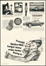 1966 Triumph Spitfire Mk2 Vintage Advertisement Print Art Car Ad K105 picture