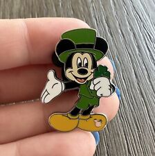 Disney Pin Holiday St Patrick’s Day Dressed Mickey Hidden Mickey Disneyland 2024 picture
