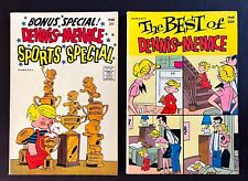 DENNIS THE MENACE #52 SPORTS SPECIAL 1968 & BEST OF DENNIS #69 Nice Copies 1969 picture