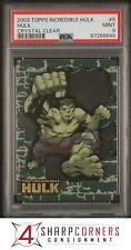 2003 TOPPS THE INCREDIBLE HULK CRYSTAL CLEAR #5 POP 1 PSA 9 N3961973-649 picture