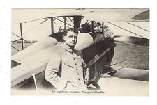 Early 1900's Postcard The French Aviator Captain  Francais Deullin picture
