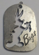 1997 Warner Brothers Starline Bugs Bunny Cut Out Pendant / Keychain Fob picture
